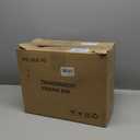 Acrylic Box Display Case, Clear Plastic Stackable Storage Bins with Magnetic Attraction Lid, Showcase for Cosmetic, Large Figures Collectibles (5 Pack, X-Large)