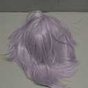 Wiggy Mermaid Light Purple Cosplay Wig Short Purple Anime Hair Wig + Cap for Stage Party Halloween Costume Cosplay