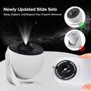 YUNRAY Galaxy Projector Disc – Ultra HD Projector Slide, Compatible with YUNRAY Galaxy Projector Pro and Model SKE-TKQ01 & BL-DQY02 (Pro Version) Projectors – 6 Disc Set