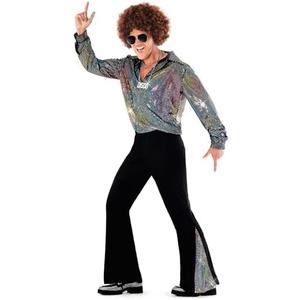 Morph 70s Outfits For Men, Men 70s Outfits For Adults, Mens Disco Costume, Men's Disco Costume, Halloween Costumes Adult, Large