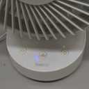 Honeywell QuietSet 5 Oscillating Table Fan, White, HTF337W, Small