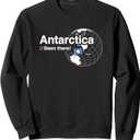 I've Been There Flag of Antarctica Sweatshirt Dark Grey (XL)
