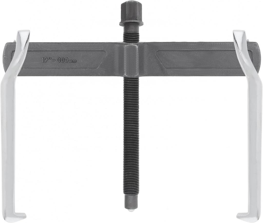 ChgImposs 12 Inch 2-Jaw Gear Puller, Adjustable Bearing Puller Gears, Reversible Removal Tool for External Internal Pulling, CR-V Two Claws Puller Tool for Removal of Pulleys Flywheels Bearings Gears