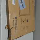 FENNIO Vanity Mirror with Lights 22''x17'' Makeup Mirror with Lights,Vanity Mirror Touch Screen with 3-Color Lighting,Dimmable,for Vanity Desk Tabletop (White)