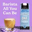 Califia Farms - Oat Barista Blend Oat Milk, 32 Oz (Pack of 6), Shelf Stable, Dairy Free, Plant Based, Vegan, Gluten Free, Non GMO, High Calcium, Milk Frother, Creamer, Oatmilk, Best By 02/13/27