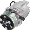 TadaMark A/C Air Conditioner Compressor With Clutch Fit for Honda Civic 1.8L 1.8 2012-2015(Not fit for 2012-2015 Civic si 2.4L), for Acura ILX 2.0L 2.0 2013-2015(Not fit for Acura ILX 1.5L 2.4L)