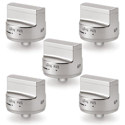 AMI PARTS W11101439 Stove Knobs Compatible with Maytag Range Knobs Replacements for MGR6600FZ0 MGR6600FB0 MGR6600FW0 MGR6600FZ1 MGR6600FZ3 MGR7700LZ0 MGR7700LZ10 5PCS