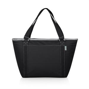 PICNIC TIME Topanga Tote Cooler Bag, Versatile Insulated Cooler Bag with 24-Can Capacity, Soft Insulated Tote with Water-Resistant Interior Liner, Long Straps, and Exterior Pocket, (Black), One Size (EXP 02/16/27)