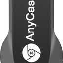 Anycast Wireless HD Display Adapter Receiver 1080P Screen Mirroring Streaming Media Dongle Compatible with iOS/Android/Windows/Mac to HDTV Monitor Projector