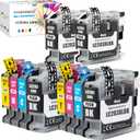 F FINDERS&CO LC203 Ink Cartridges for LC201 LC201XL LC203XL Ink to Work with MFC-J460DW MFC-J480DW MFC-J485DW MFC-J680DW MFC-J885DW Printer (4BK 2C 2M 2Y, 10 Pack)