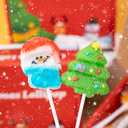 Christmas Lollipops, 24-Pack Christmas Candy, Individually Wrapped, Fruit Flavored Suckers Bulk For Festive Treats