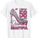 I'm A 58 Years Old Diamond, 58 and Fabulous 58th Birthday T-Shirt