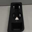 Muslogy Center Console Cup Holder Inserts Compatible with 2022-2026 Ford Maverick Accessories Middle Console Drink Holder Silicone Black Organizer Non-Slip Drink Stopper