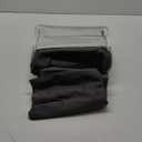 Decfair 100% Egyptian Cotton Duvet Cover Set King Size 600 Thread Count Ultra Soft and Sateen Weave All Seasons Bedding 7 Corner Ties and Zipper - 1 Grey King Duvet Cover and 2 Pillow Shams