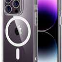 ESR for iPhone 14 Pro Max Case, Camera Control, Compatible with MagSafe, Shockproof Military-Grade Protection, Magnetic Phone Case for iPhone 14 Pro Max, Classic Hybrid Case, Clear