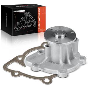 A-Premium Engine Water Pump W/Gasket - DOHC SOHC 4Cyl 1.8 2.0 2.4L - Compatible with Dodge & Jeep & Chrysler & Mitsubishi & Ram - Cherokee, Compass, Sebring, Avenger, Lancer & More, for# 5047138AA