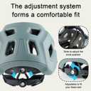 Bike Helmet for Adult & Youth, Lightweight MTB Helmet with Adjustable Visor for Mountain/Road Cycling, 2 Sizes for Men Women Boys Girls