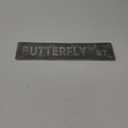 Vintage Tin Sign Retro Metal Butterfly Street Signs Stylish Wall Art Plaques for Home Decor Bathroom Kitchen House and Gothic Wall Decor or as a Unique Poster 16x4 in
