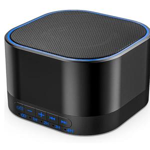 Magicteam White Noise Machine with 20 Non Looping Natural Soothing Sounds Memory Function 32 Levels of Volume Powered by AC or USB and Sleep Sound Timer Therapy for Baby Kids Adults Black