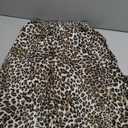 RoseSeek Women's Leopard Print Wide Leg Pants Patched Elastic Waist Casual Loose Trousers, Medium