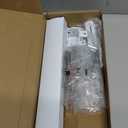 suptek White Projector Ceiling Mount Bracket Fits Flat or Sloped Ceiling Height Adjustable with Extendable Length for LCD/DLP Projectors (PR05) (13-21in)