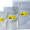 Anti Static Bags, ESD Bags, 100pcs Mixed Sizes Antistatic Resealable Bag for 3.5 Hard Drive, 2.5 Solid State Drive with Labels, ESD Shielding Bag for Varieties of Electronic Device