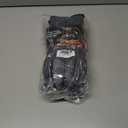 2 x Heat Logic Thermal Winter Gloves, Touchscreen Compatible with Fleece Lining For Cold Weather, Water-Resistant Hiking Gloves (Gray, S)