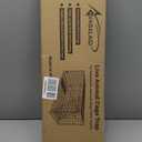 Live Animal Cage Traps,24in Rabbit Trap,Humane Way Folding Raccoon Traps for Stray Cats,Squirrels,Live Traps for Raccoons,Steel Foldable with Pedal Triggers (24X8X7)