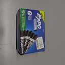 EXPO Dry Erase Markers, Low Odor Ink, Black, Chisel Tip, 12 Count - Whiteboard, Calendar, Organization, Essential Supplies for Office, School, Classroom, Teachers