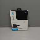 Speck Balance Folio Case for iPad 10.2 Inch (2019-2021) - Drop & Camera Protection, Slim Multi Range Stand, Apple Pencil Holder - Black/Black