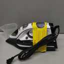 Steam Iron for Clothes 20s Fast Heat-up,1700W Iron with 14.07oz Large Water Tank,Non-Stick Ceramic Soleplate, Anti-Drip, Auto-Off, Burst Steam, Self-Cleaning, Ironing Clothes for Home, Grey