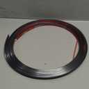 Art3d 20ft Outside Vinyl Corner Trim Peel and Stick for Tile and Wall Edges, Furniture Decoration Black