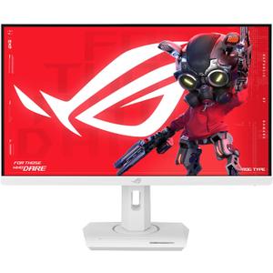 ASUS ROG Strix 27 1440P USB-C HDR Gaming Monitor (XG27ACG-W) - White, QHD, 180Hz, 1ms, Fast IPS, DCI-P3 95%, Extreme Low Motion Blur Sync, G-Sync Compatible, Tripod Socket, AI Gaming