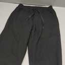 Yeokou Women's Warm Sherpa Lined Athletic Sweatpants Jogger Fleece Pants (Black)