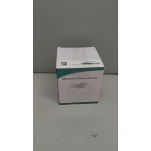 Upgraded Ultrasonic Retainer Cleaner Machine, 45kHz Ultrasonic Dentures Cleaner for Night Guards, Braces, Aligner, Toothbrush, Jewelry and More, 200ML Capacity, White