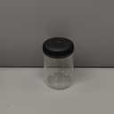 Fellow Atmos Vacuum Coffee Canister & Food Storage Container - 1.2 Liter Canister holds up to 16 oz of Coffee Beans - Airtight Food Storage Containers - Coffee Containers - 1.2 Liter - Clear Glass