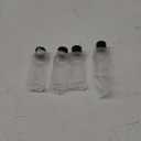 3.4 oz Travel Bottles for Toiletries, 4pcs Travel Containers for Shampoo Tsa Approved, Plastic Empty Travel Size Bottles (100ml, Clear)