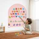 Arch Magnetic Wall Decal for Kids | 39.4'' x 31.5'' | Magnet Wall for Kids | Chalk Board Wall | Peel and Stick Magnetic Chalkboard for Wall | Magnetic Wall Board | Magnetic Play Wall
