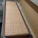 Furnnylane 6 Panel Bamboo Room Divider - 5.6 ft Tall Folding Privacy Screen for Room Separation, Natural Brown Freestanding Partition Wall for Home Office (67" H x 92.1" W)