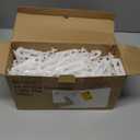 Universal Christmas Lights Clips, 100 Count All-in-One Gutter Clips for C7/E12, C9/E17 Lights, Mini String Lights, Rope Lights, Outdoor Christmas Decor (Upgrade White)