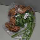 15pcs Fake Roses Artificial Silk Flowers Faux Rose Flower Long Stems Bouquet for Arrangement Wedding Centerpiece Party Home Kitchen Decor