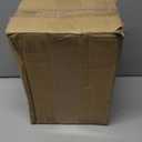 NINEWEEN Compact Garbage Can with Lid, 15 Liter/3.9 Gallon, Plastic Slim Garbage Can for Home, Bathroom, Kitchen, Office, Living Room, Bedroom, Vintage Waste Bin with Foot Pedal and Touch Top