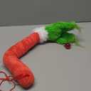 Christmas Elf Body Tree Decorations, Christmas Green Monster Stole Xmas Tree Topper, Pose-able Elf Stuffed Leg Arm and Head for Christmas Tree Decor Hanging Ornament (Arms, 27.6x7.8 inch)