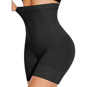 YADIFEN Tummy Control Shapewear Shorts Women Thigh Slimmer High Waisted Shapewear Women Girdles Shorts Shapewear Under Dress, M, Black