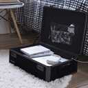 Vaultz Locking Storage Chest with Dual Combination Lock-Small Lock Box for Laptops, Tablets & Valuables, Lockable Storage Box with Code, Keyless Lockbox for Dorm, Home & Travel 19.25 x 6.5 x 13.5"