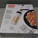 OXO Good Grips 14-Piece Cookie Press Set, Cookie Press with 12 Stainless Steel Disks and Storage Case, Holiday Baking and Everyday Treats, Essential Baking Supplies (100)