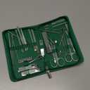 Manicure Set Personal Care, Nail Clipper Kit, Professional Nail Clipper Pedicure Set, Nail Tools with Luxurious Travel Case, Gifts for Men Women Family Friend, 31 Pieces (Green)