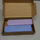 Yinkin 4 Pack Portable Travel Utensils Set with Case Reusable Stainless Steel Silverware Flatware Camping Cutlery Include Fork Spoon Knife for Work School Dishwasher Safe (Pastel Color)