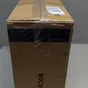 KKTONER Fashion Nine-Grid Salon Stool with Wheels 3.15-inch Thick Cushion Height Adjustable Swivel Stool Chair Smooth Gliding for Tattoo Facial Massage Spa (Black)