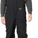 Amazon Essentials Men's Water-Resistant Insulated Snow Bib Overall, Large